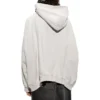 XXXL Oversized φούτερ με κουκούλα “Off White” 713677TNVD99784